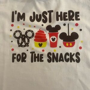 Gildan Kids Tee - White with Snack Print